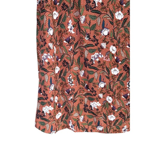 Daniel Rainn Women's Floral Flow Tank with Crochet Neckline Plus Size 2X Orange - Picture 6 of 9